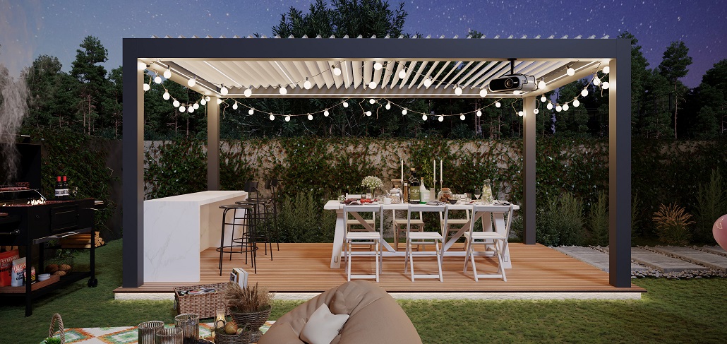 Aluminium Electric Pergola