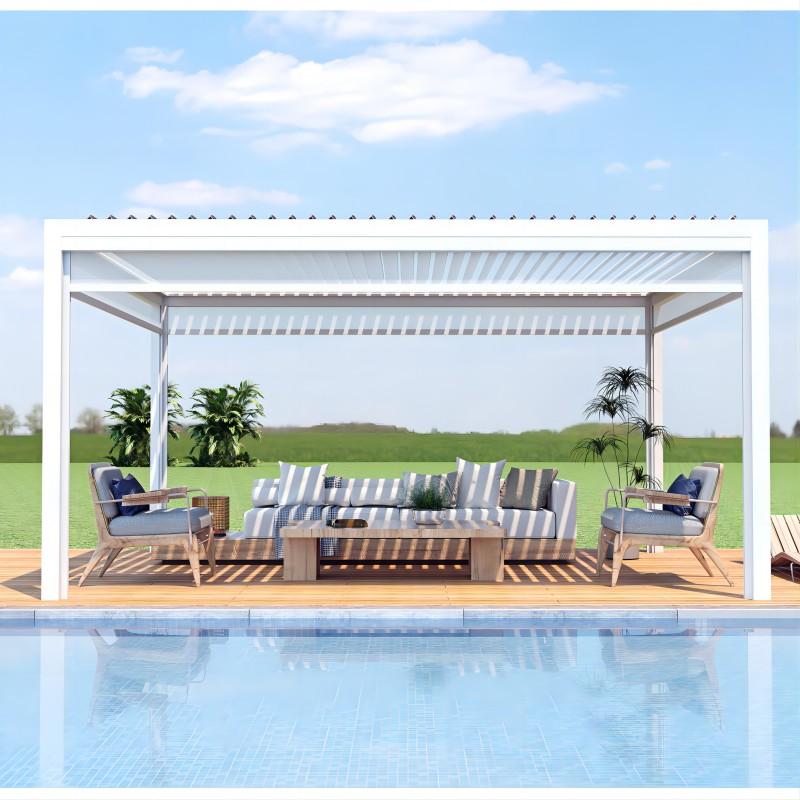 China electric aluminum pergola China electric aluminum pergola